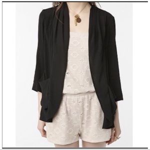 Kimchi Blue Black blazer cardigan